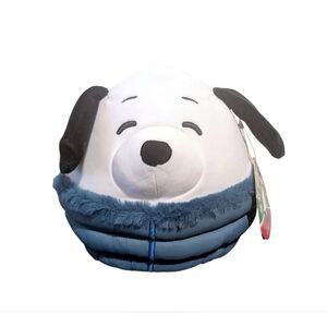Snoopy Puffer Jacket Squishmallow 8 Inch
